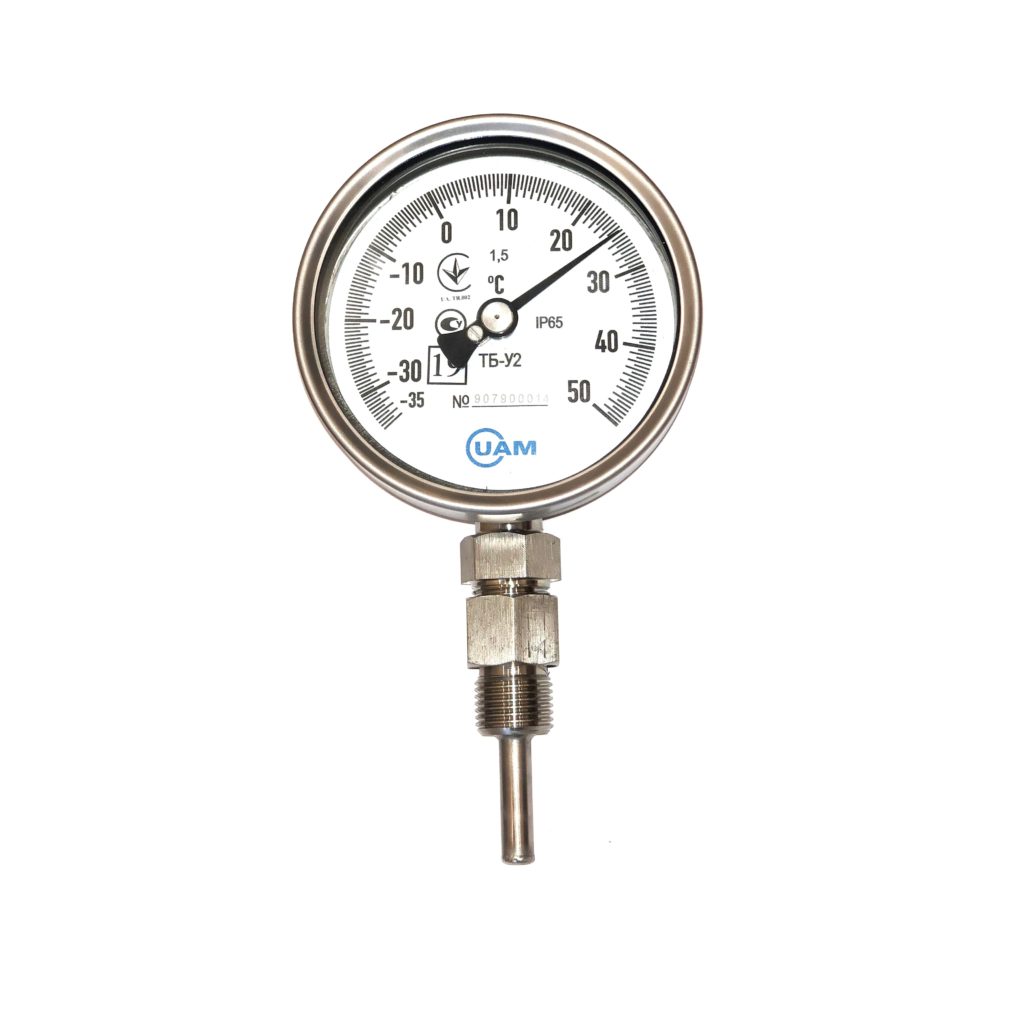 Термометры биметаллические UAM ТБ-У2 100мм - Манометры UAM